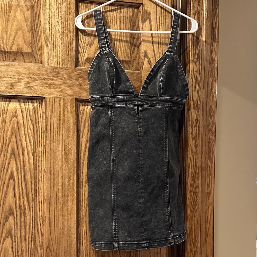 Vanilla Star Charcoal Mini Dress